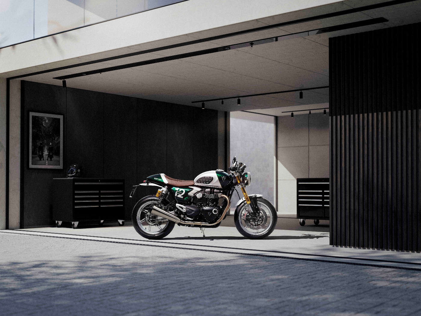 Triumph bringt die neue Speed Twin 1200 Cafe Racer auf den Markt
